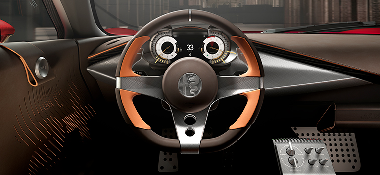 Förarorienterad interiör